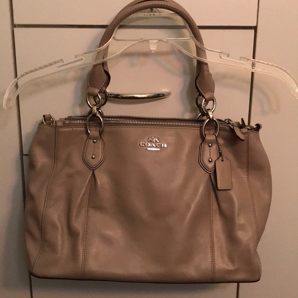 Beige Coach Bag